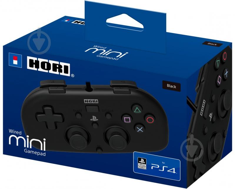Геймпад HORI Mini Gamepad для PS4 Black (4961818028371) - фото 5