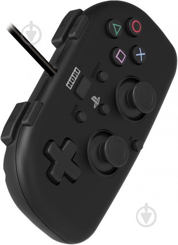 Геймпад HORI Mini Gamepad для PS4 Black (4961818028371) - фото 2