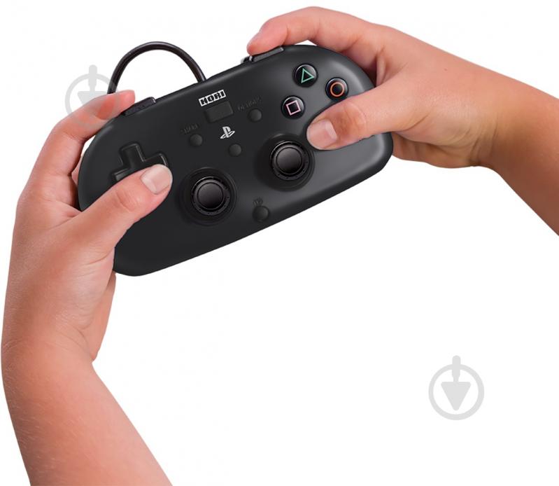 Геймпад HORI Mini Gamepad для PS4 Black (4961818028371) - фото 4