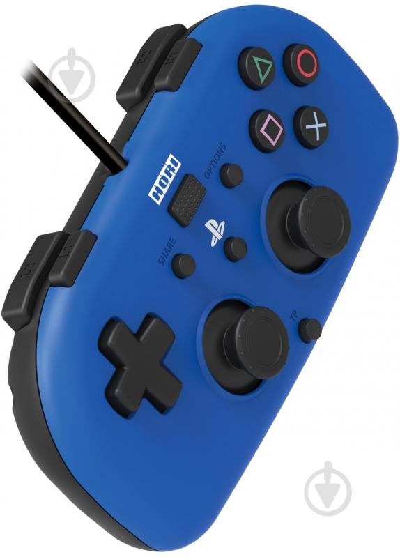 Геймпад HORI Mini Gamepad для PS4 Blue (4961818028395) - фото 4 Геймпад HORI Mini Gamepad для PS4 Blue (4961818028395) - фото 4