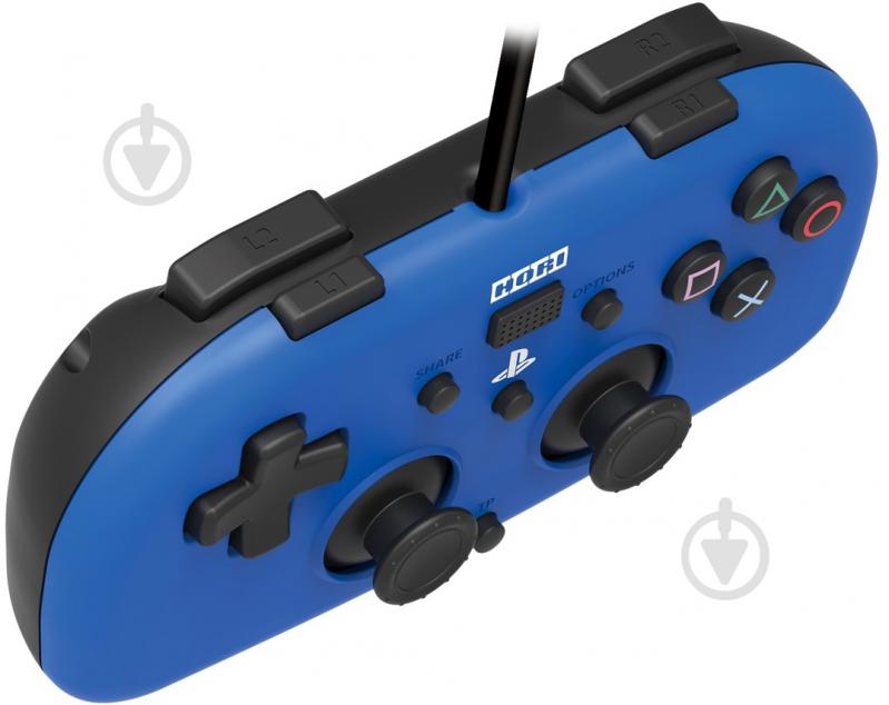 Геймпад HORI Mini Gamepad для PS4 Blue (4961818028395) - фото 3 Геймпад HORI Mini Gamepad для PS4 Blue (4961818028395) - фото 3