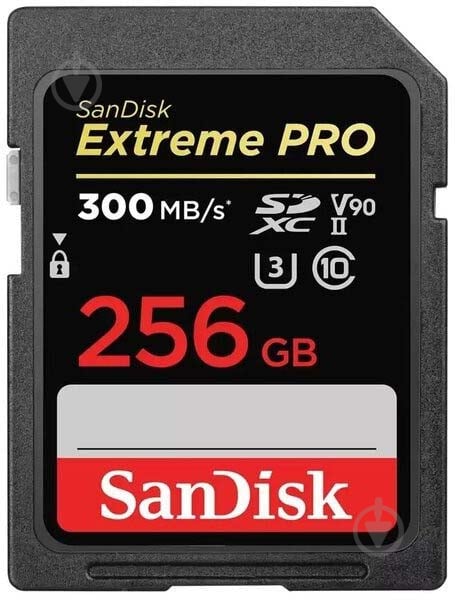 Карта памяти SanDisk SD 256 ГБ UHS-IClass 10 (SDSDXDK-256G-GN4IN) - фото 1