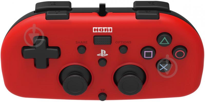 Геймпад HORI Mini Gamepad для PS4 Red (4961818028418) - фото 2