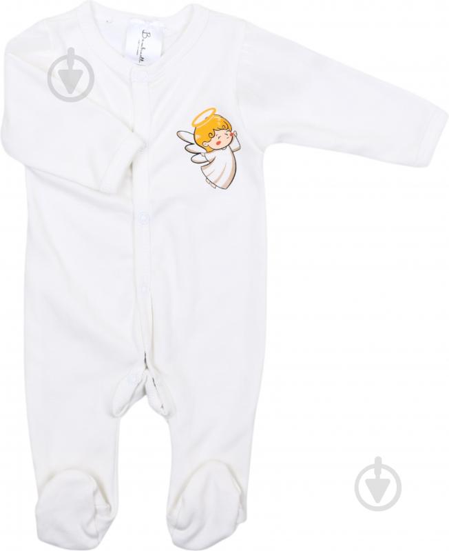 Комбинезон для девочки Bambinelli р.68 белый 0208 - фото 2 Комбинезон для девочки Bambinelli р.68 белый 0208 - фото 2