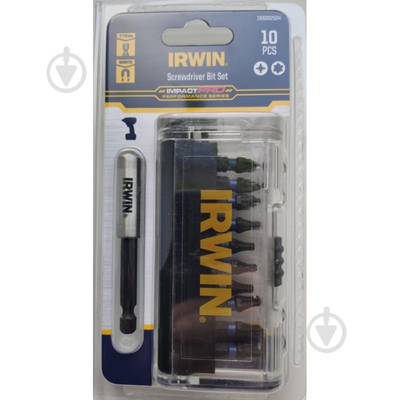Набір біт Irwin IMPACT PRO 10 шт. 10 шт. IW6062504 - фото 1