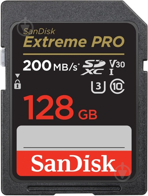 Карта памяти SanDisk SDXC 128 ГБ UHS-IClass 10 (SDSDXXD-128G-GN4IN) - фото 1