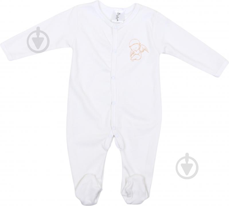 Комбінезон унісекс Bambinelli Янголятко р.68 білий 0209 - фото 1 Комбінезон унісекс Bambinelli Янголятко р.68 білий 0209 - фото 1