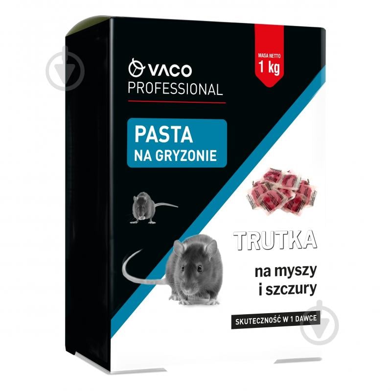 Паста от мышей и крыс VACO PROF 1 кг - фото 1 Паста от мышей и крыс VACO PROF 1 кг - фото 1