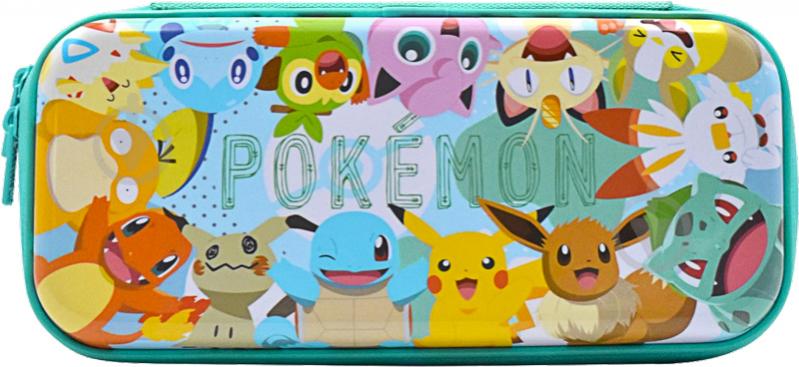 Чехол HORI Premium Vault Case (Pikachu & Friends) для Nintendo Switch turquoise - фото 3