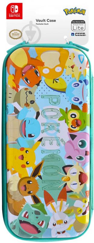 Чехол HORI Premium Vault Case (Pikachu & Friends) для Nintendo Switch turquoise - фото 4