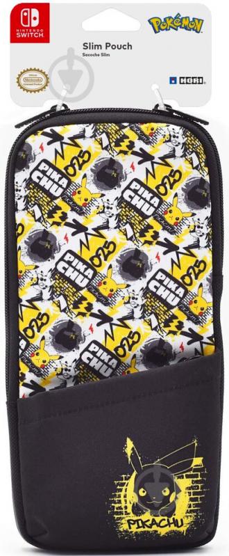 Чехол HORI Slim Pouch (Pikachu) для Nintendo Switch black/white - фото 3