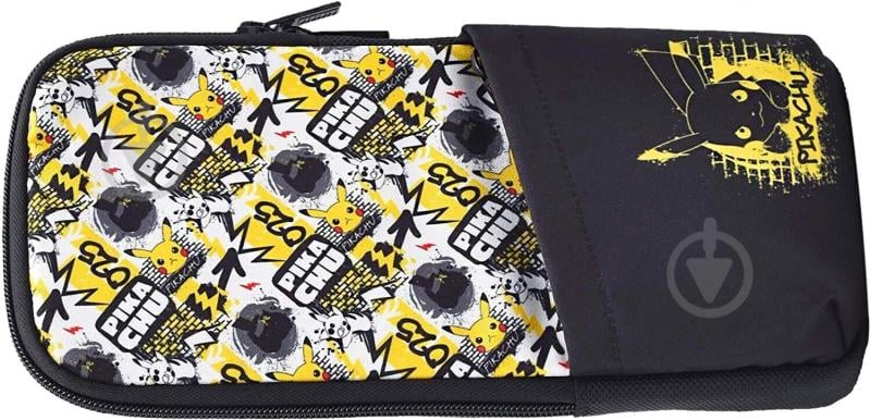 Чехол HORI Slim Pouch (Pikachu) для Nintendo Switch black/white - фото 1