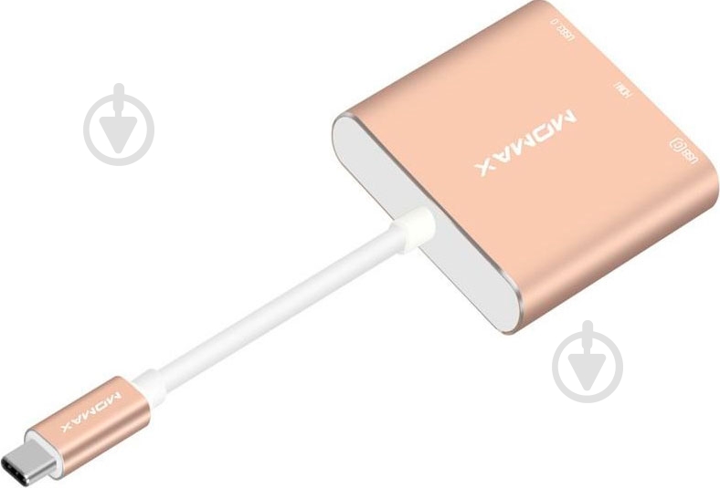 Кардридер MOMAX Elite Type C Multi-Media Hub Gold (DHC4L) - фото 2