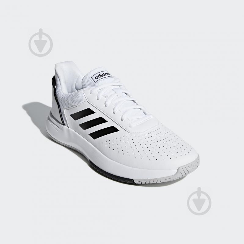 Кроссовки мужские Adidas COURTSMASH F36718 р.47 1/3 белые - фото 4