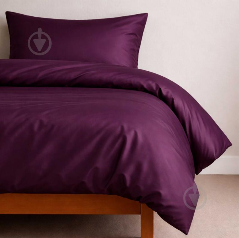 Пододеяльник Boston Eggplant 175x210 см бордовый U-tek - фото 1