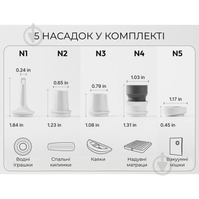 Насос Flextail Tiny Pump 3X Кемпинговый - фото 12