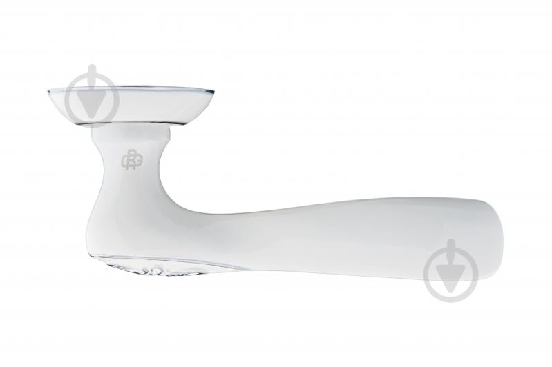 Ручка на розетке Gavroche INDIUM In-A5 (W/CP) белая эмаль/хром - фото 3 Ручка на розетке Gavroche INDIUM In-A5 (W/CP) белая эмаль/хром - фото 3