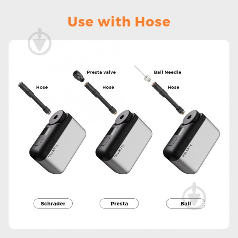 Насос для велосипеда Flextail Tiny Bike Pump Pro, 120 PSI - фото 3