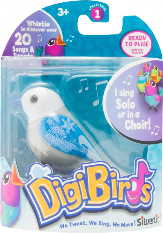 Интерактивная птичка DigiBirds DigiBirds Снежинка со свистком 88025-12 - фото 3