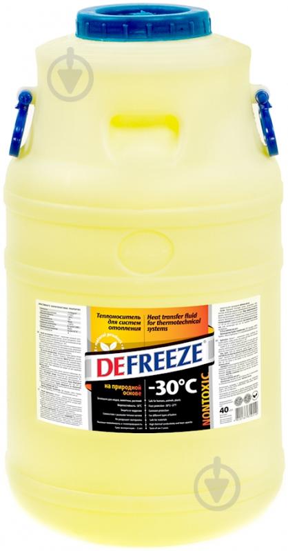 Теплоносій для систем опалення Defreeze -30С, 40 л. - фото 1