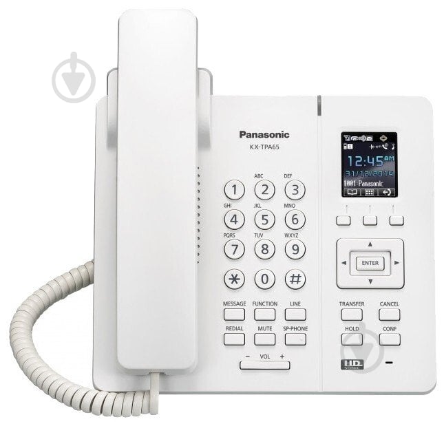 IP-телефон Panasonic KX-TPA65RU White, для KX-TGP600RUB - фото 1