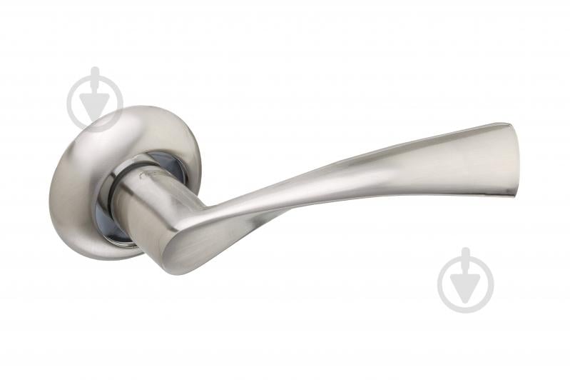 Ручка на розетке Gavroche CUPRUM Cu-A5 (SN/CP) матовый никель/полированный хром - фото 1 Ручка на розетке Gavroche CUPRUM Cu-A5 (SN/CP) матовый никель/полированный хром - фото 1