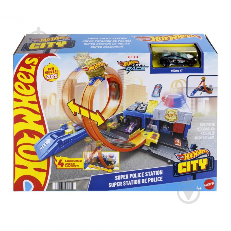 Ігровий набір Hot Wheels Суперполіцейський відділок JBM71 - фото 5