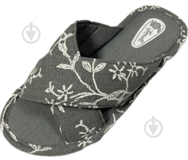 Тапки домашние Gemelli Миа 2 р.37 серый - фото 1 Тапки домашние Gemelli Миа 2 р.37 серый - фото 1