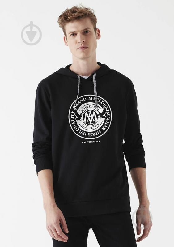 Джемпер Mavi MAVI PRINTED SWEATSHIRT 065169-900 р. 2XL чорний - фото 1