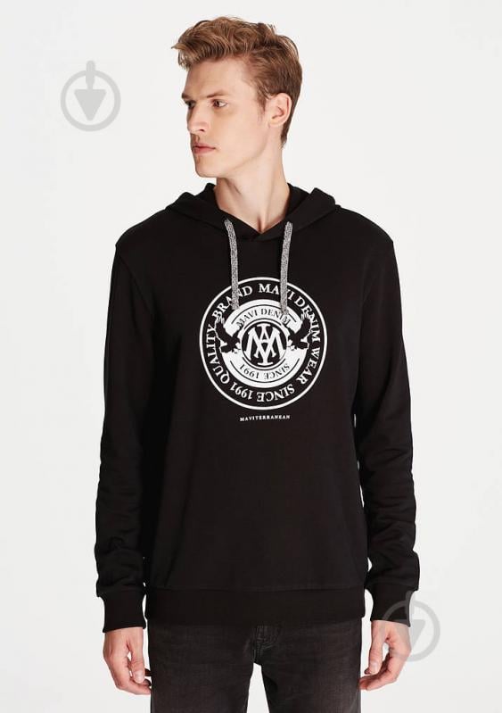 Джемпер Mavi MAVI PRINTED SWEATSHIRT 065169-900 р. 2XL чорний - фото 2