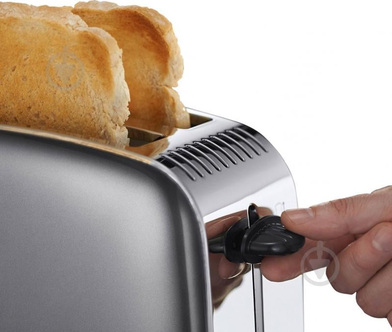 Тостер Russell Hobbs 23332-56 Colours Plus Grey - фото 4