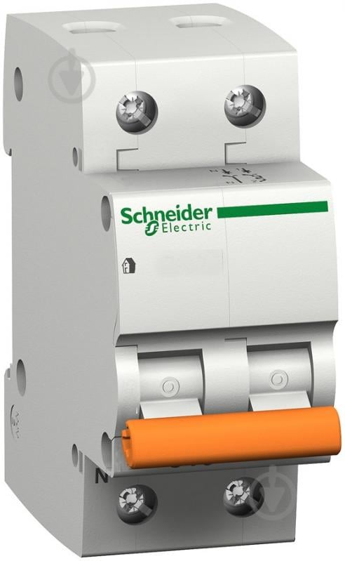 Автоматичний вимикач Schneider Electric ВА63 25/2/С 2Р 25 А 4,5 кА - фото 1