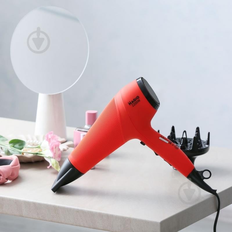 Фен Magio MG-152 Red - фото 3