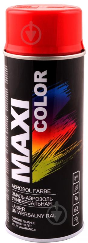 Эмаль аэрозольная Maxi Color RAL 3001 ярко-красный глянец 400 мл - фото 1