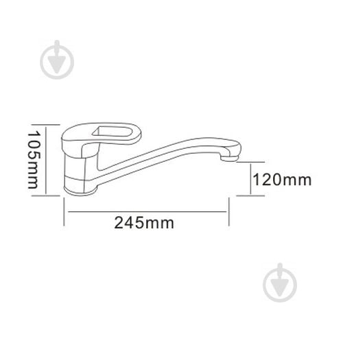 Смеситель для кухни RJ Atlant RBZ002-6 - фото 2