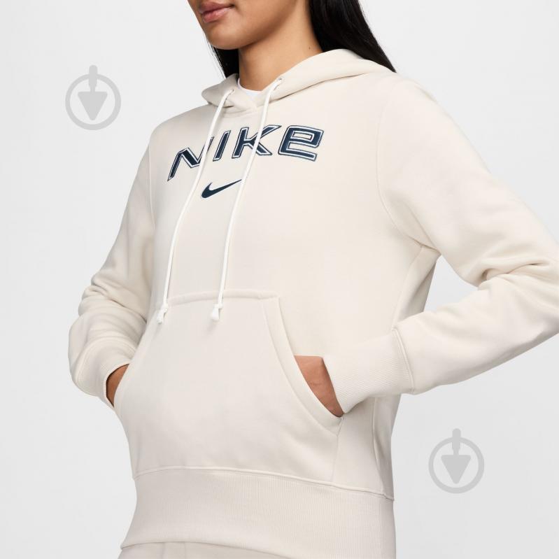 Джемпер Nike W NSW PHNX FLC STD PO LOGO HDY HM9751-104 р.S бежевий - фото 3