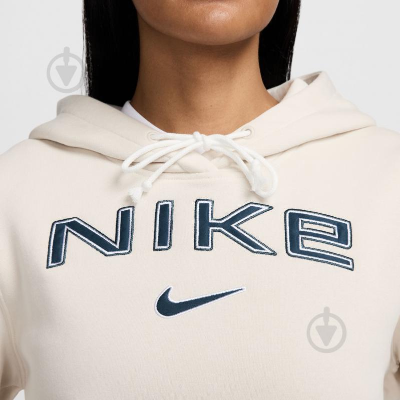 Джемпер Nike W NSW PHNX FLC STD PO LOGO HDY HM9751-104 р.S бежевий - фото 5