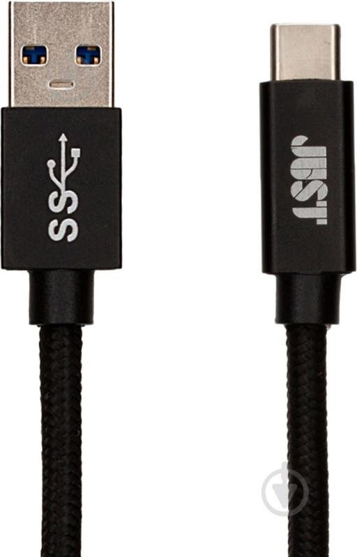 Кабель JUST USB Type-C – USB 1,2 м черный (UTC31-USB30-BLCK_NB) - фото 1