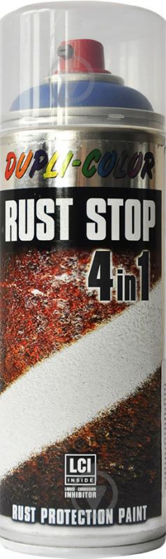 Емаль аерозольна Rust Stop 4 в 1 Dupli-Color синій 400 мл - фото 1