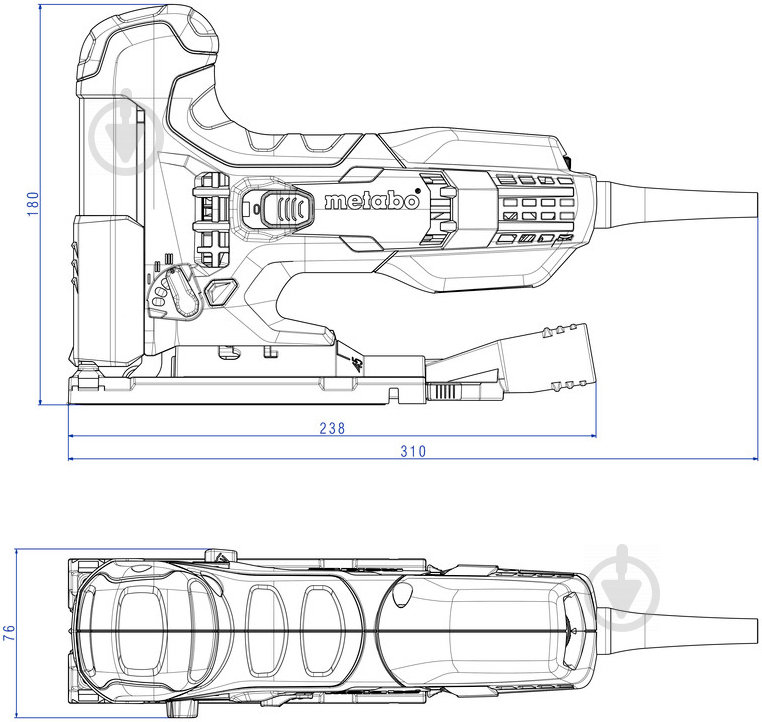 Электролобзик Metabo STE 100 Quick 601100000 - фото 3