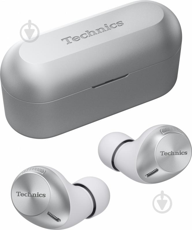 Наушники TECHNICS TWS JustMyVoice™ IPX4 silver (EAH-AZ40G-S) - фото 4