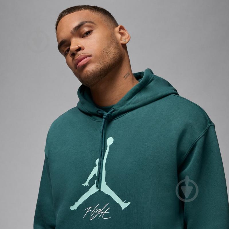 Худі Jordan M J ESS FLC BASELINE HOODIE FD7545-366 р.2XL зелений - фото 3