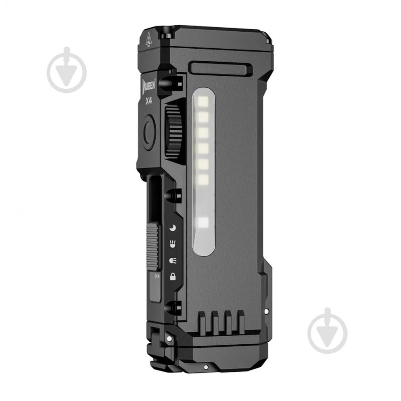 Ліхтар ручний Wuben X4 Black (7 режимів, 1500 лм, 205м, до 720 год) 1500 Lm - фото 1