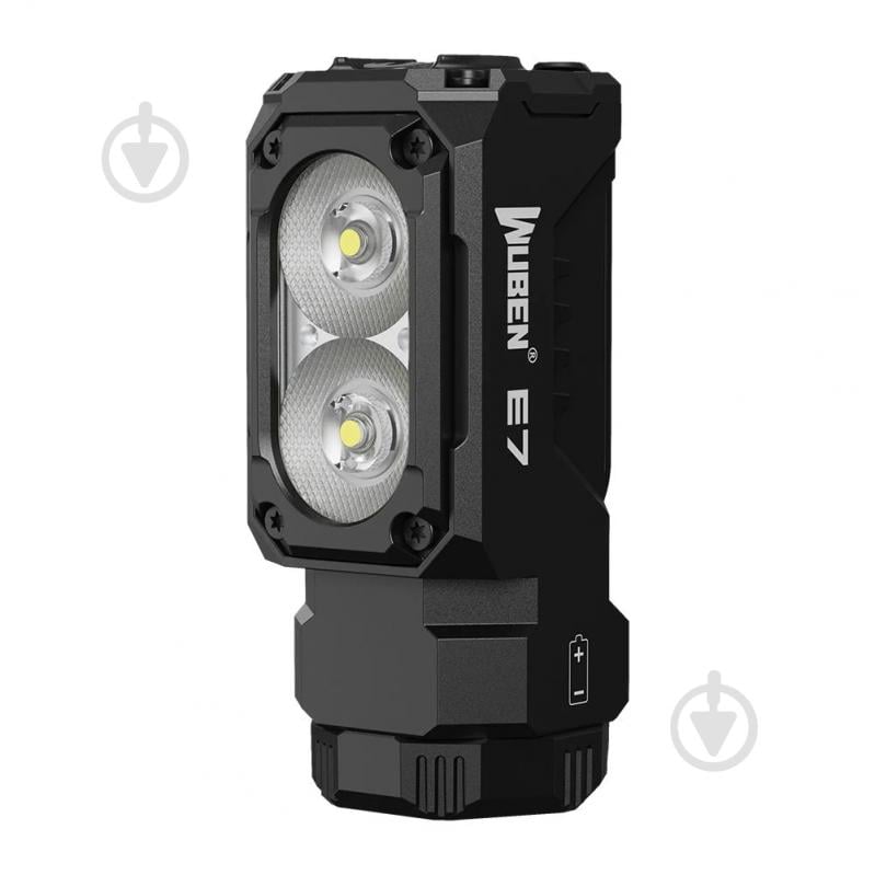 Ліхтар універсальний Wuben E7 Black (6 режимів, 1800 лм, 132м, до 60 год) - фото 3 Ліхтар універсальний Wuben E7 Black (6 режимів, 1800 лм, 132м, до 60 год) - фото 3