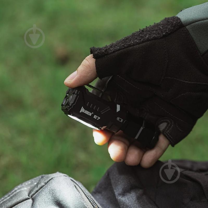 Ліхтар універсальний Wuben E7 Black (6 режимів, 1800 лм, 132м, до 60 год) - фото 9 Ліхтар універсальний Wuben E7 Black (6 режимів, 1800 лм, 132м, до 60 год) - фото 9