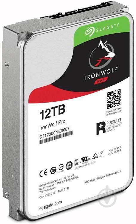 ᐉ Жорсткий диск Seagate IronWolf Pro 12 ТБ 3,5" SATA III (ST12000NE0007 ...