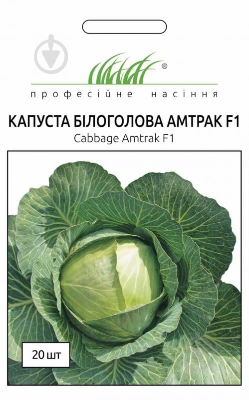 Семена Професійне насіння капуста белокочанная Амтрак F1 20 шт. (4823058200101) - фото 1