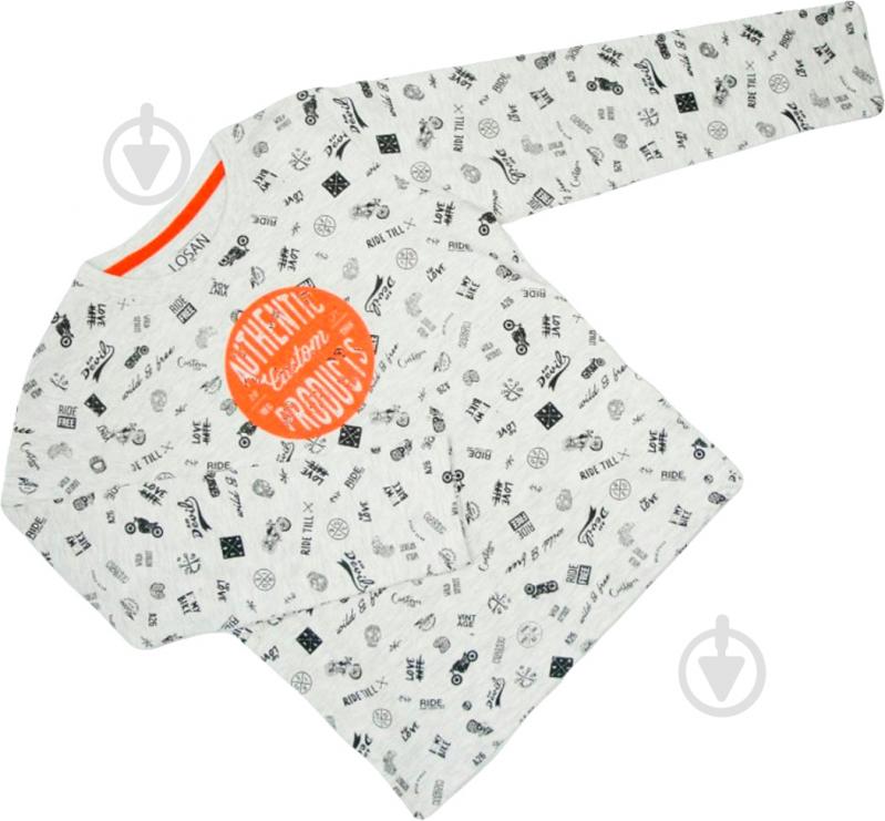 Футболка для хлопчика LOSAN р.110 білий 1344 - фото 1