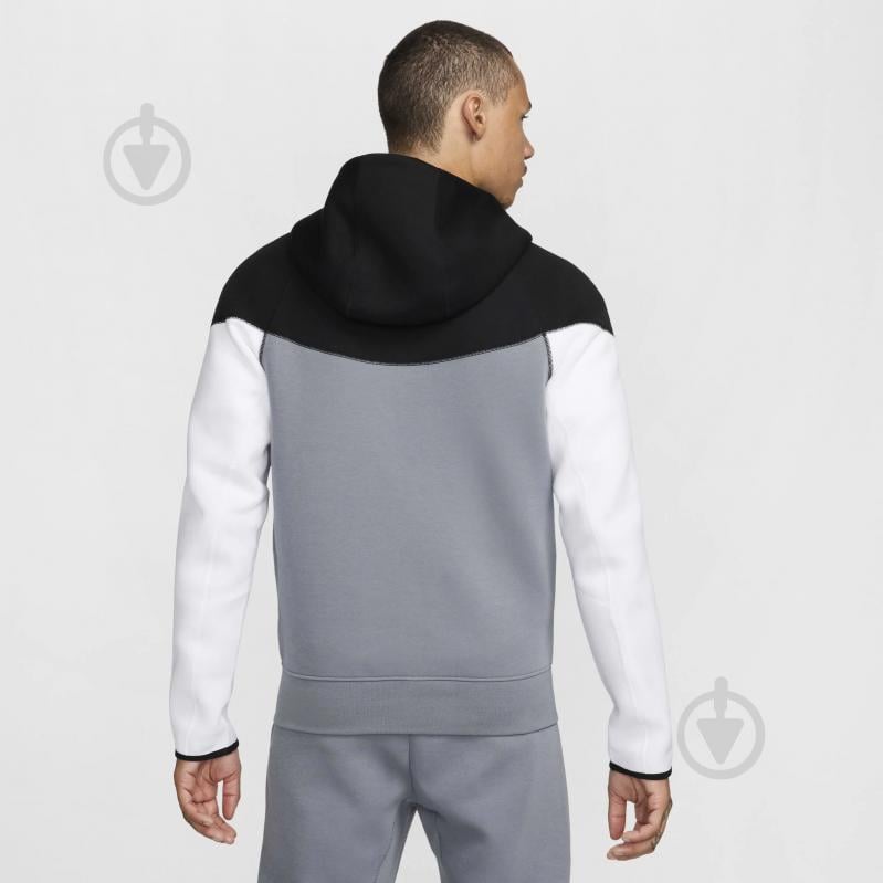 Джемпер Nike M NK TCH FLEECE FZ WR HOODIE FZ4709-011 р.M сірий - фото 2