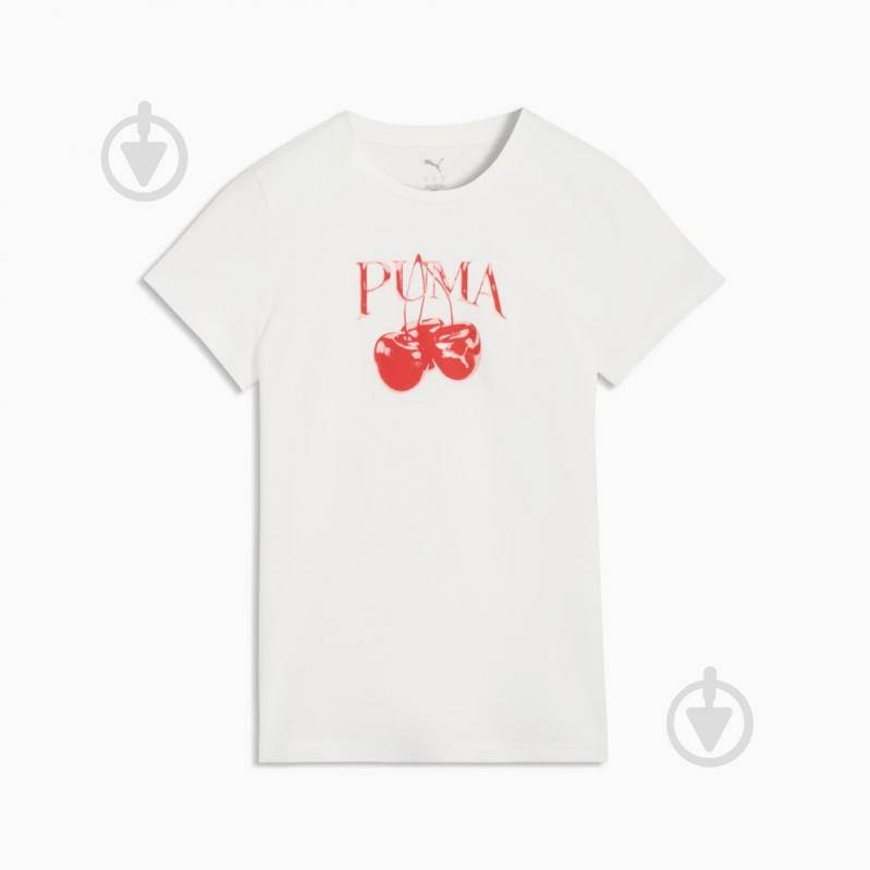 Футболка Puma GRAPHICS Cherry Tee 69191102 р.XL белый - фото 4
